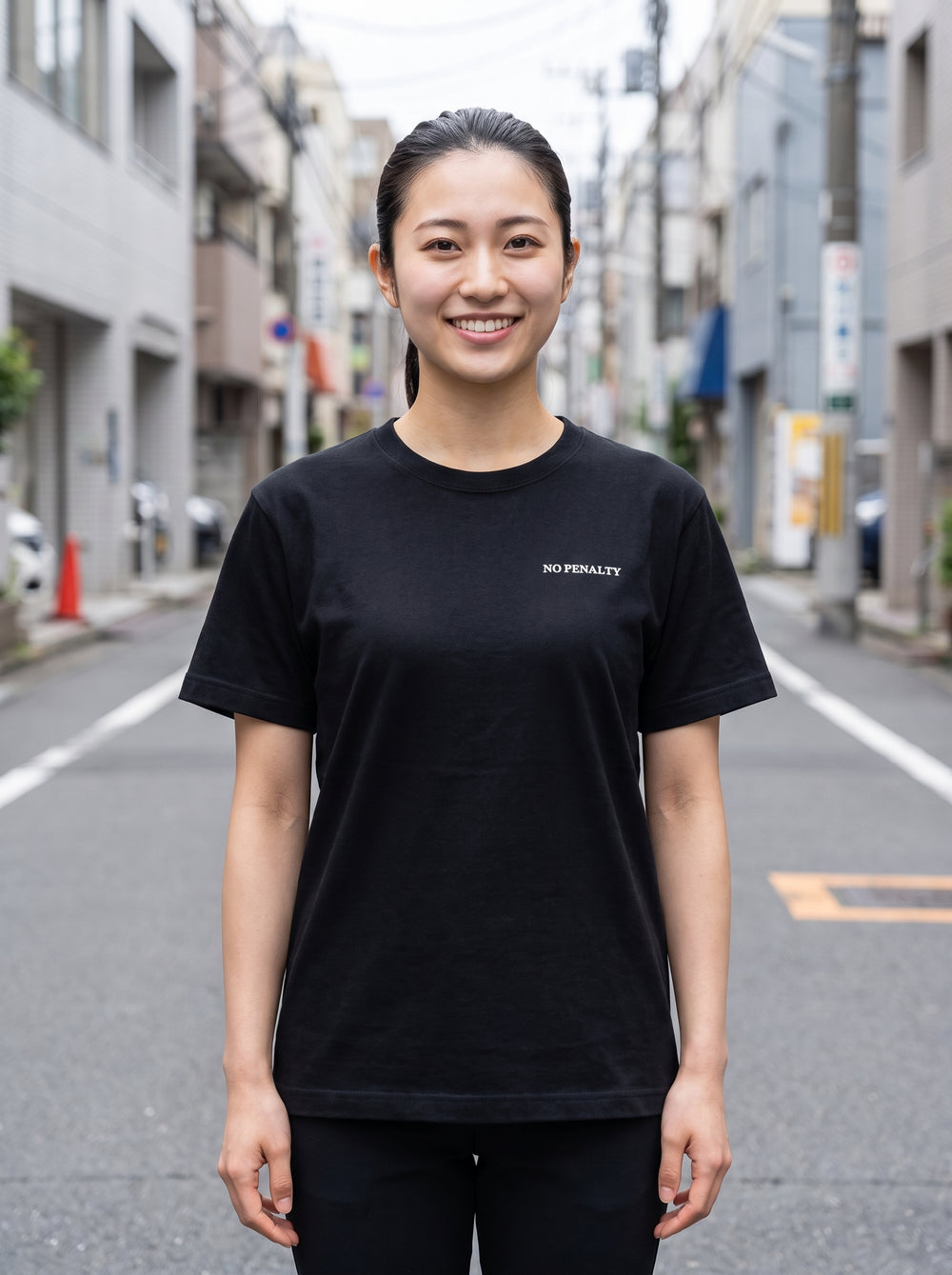 ブラックボディの着用イメージ