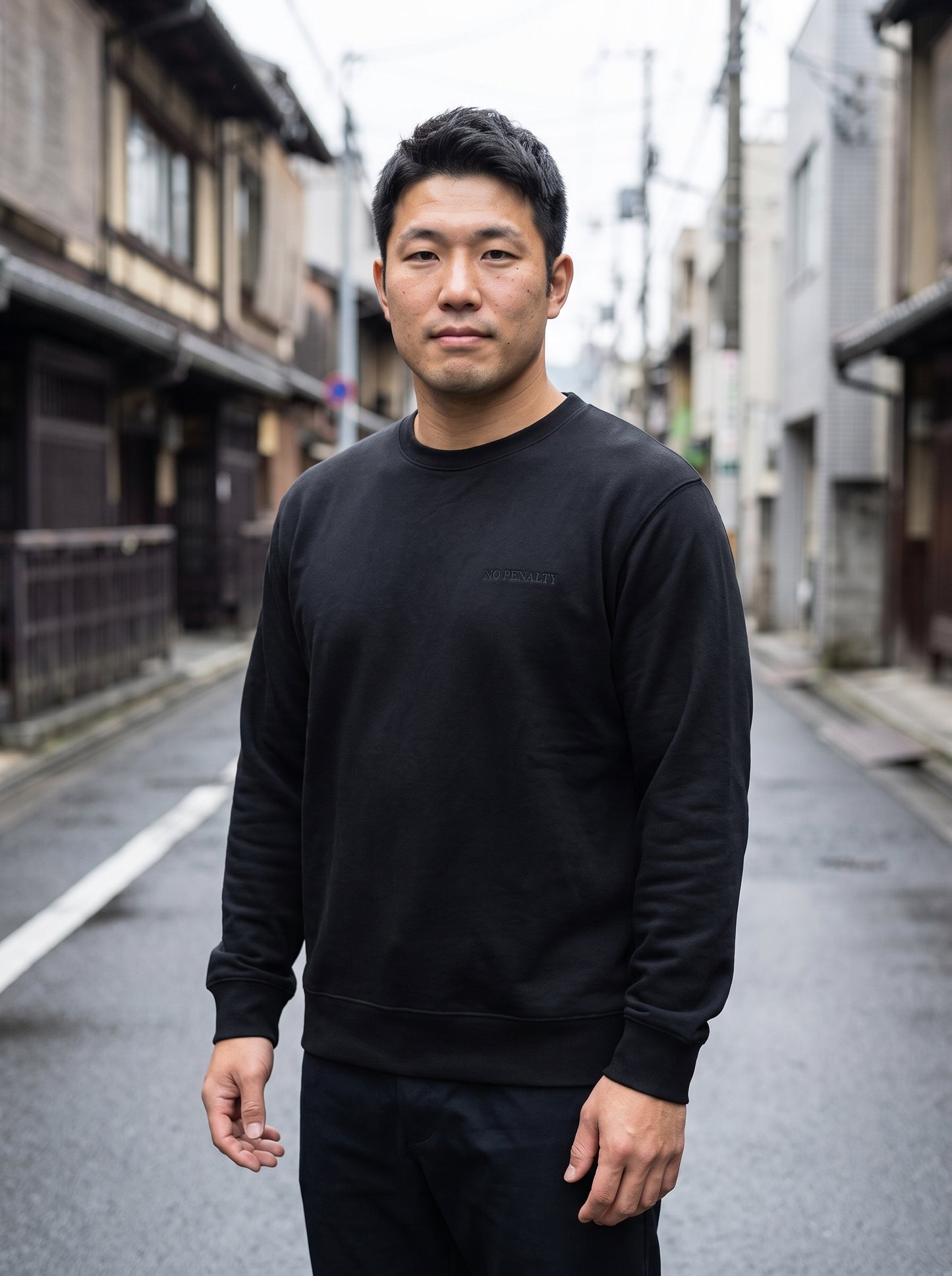 同色ブラックボディの着用イメージ