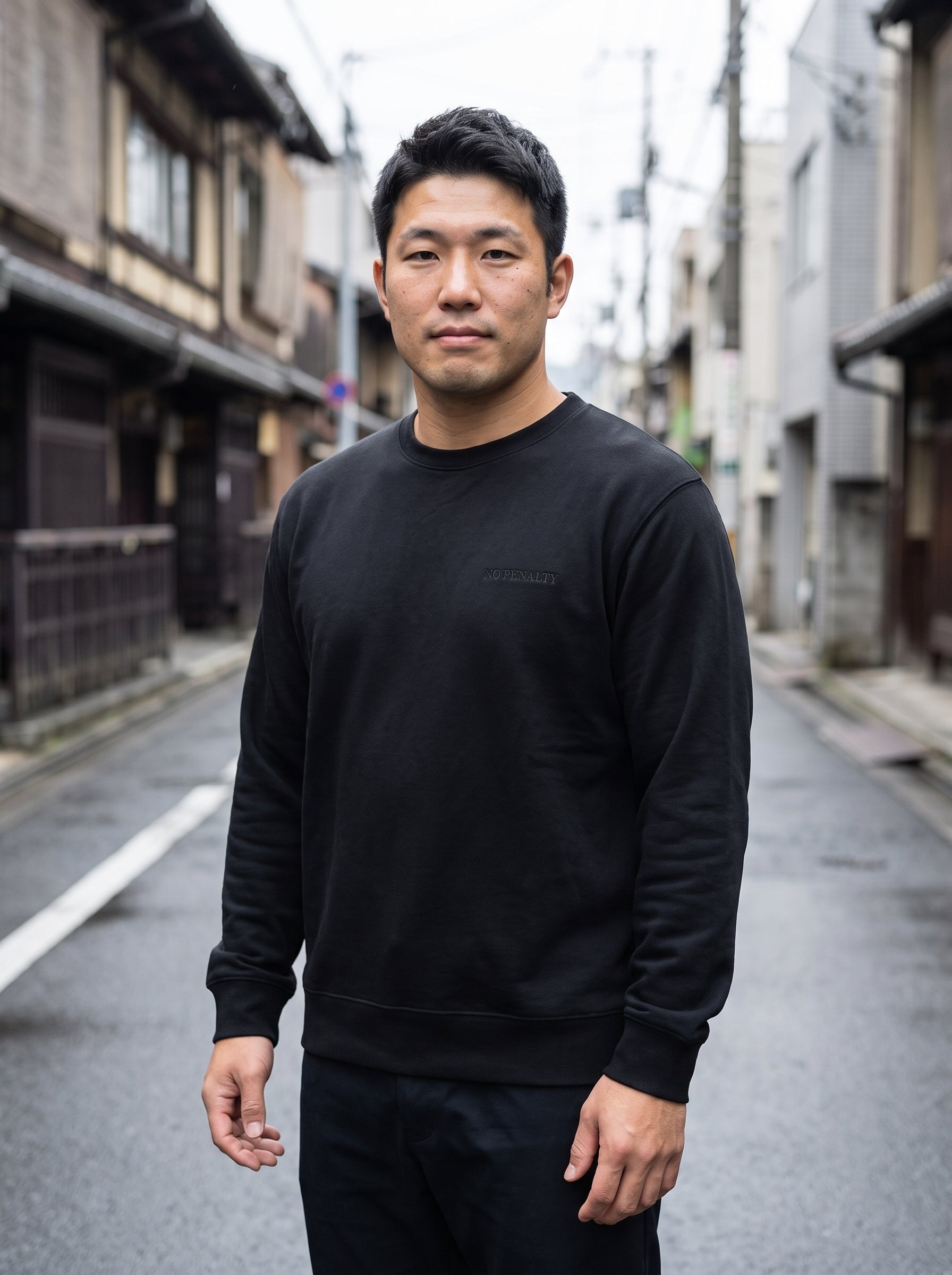同色ブラックボディの着用イメージ