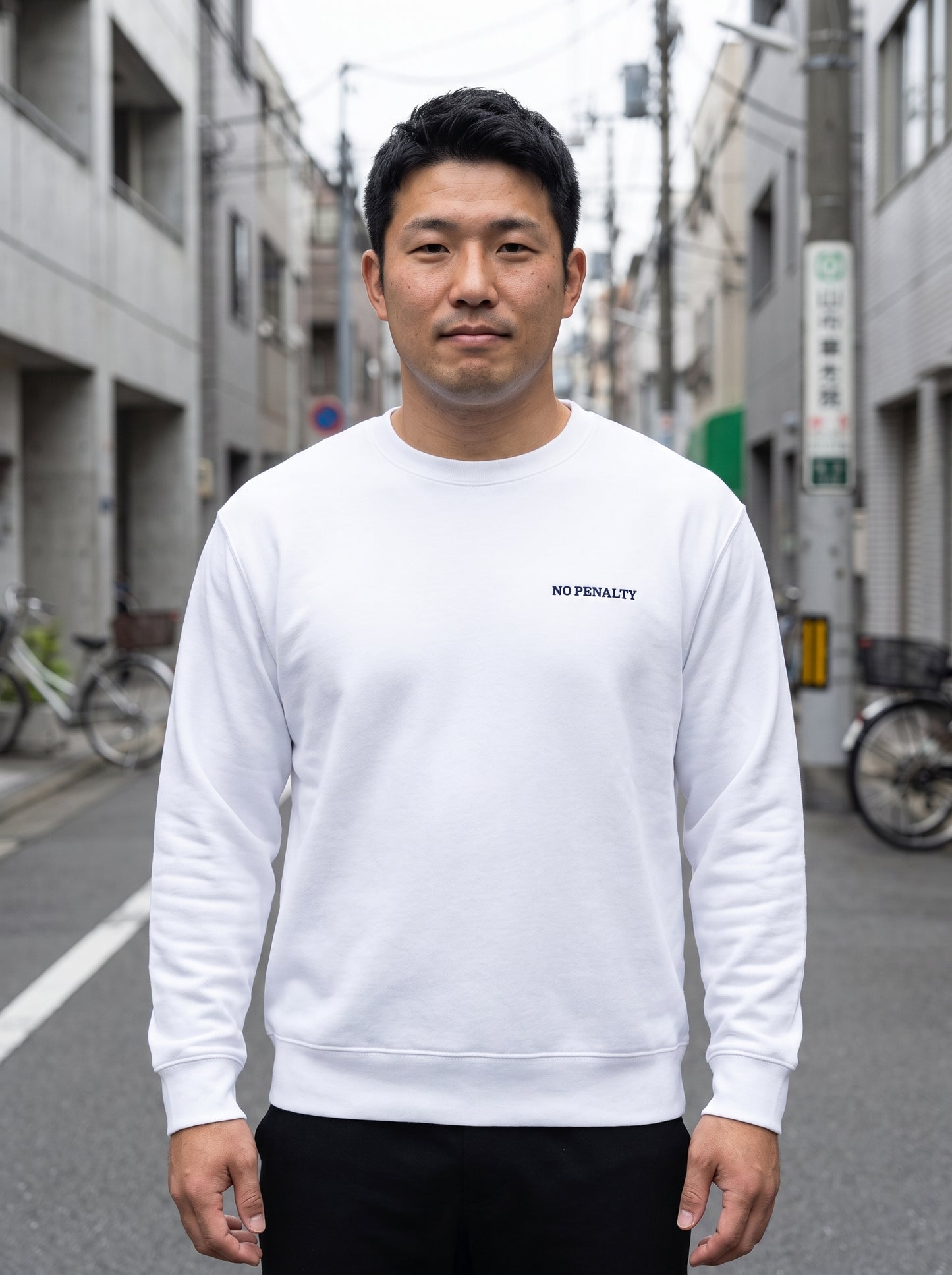 ホワイトボディの着用イメージ