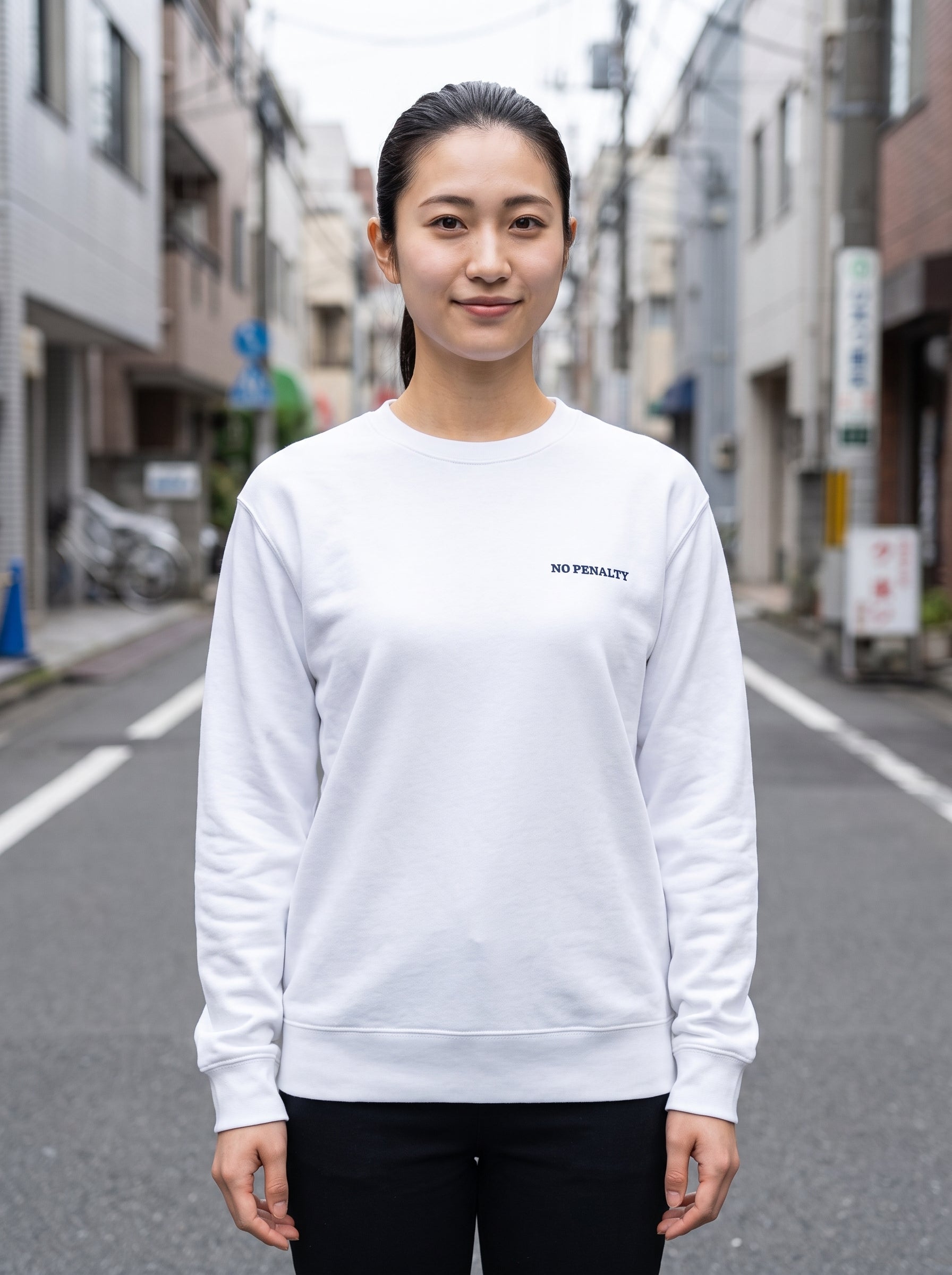 ホワイトボディの着用イメージ