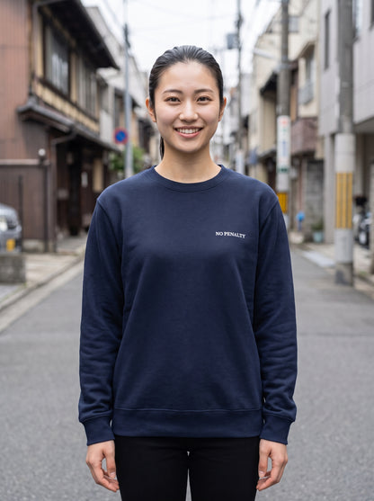 ネイビーボディの着用イメージ