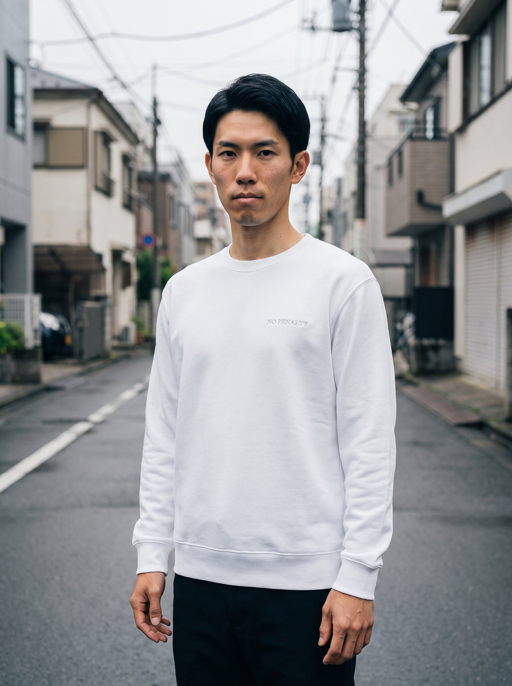 同色ホワイトボディの着用イメージ