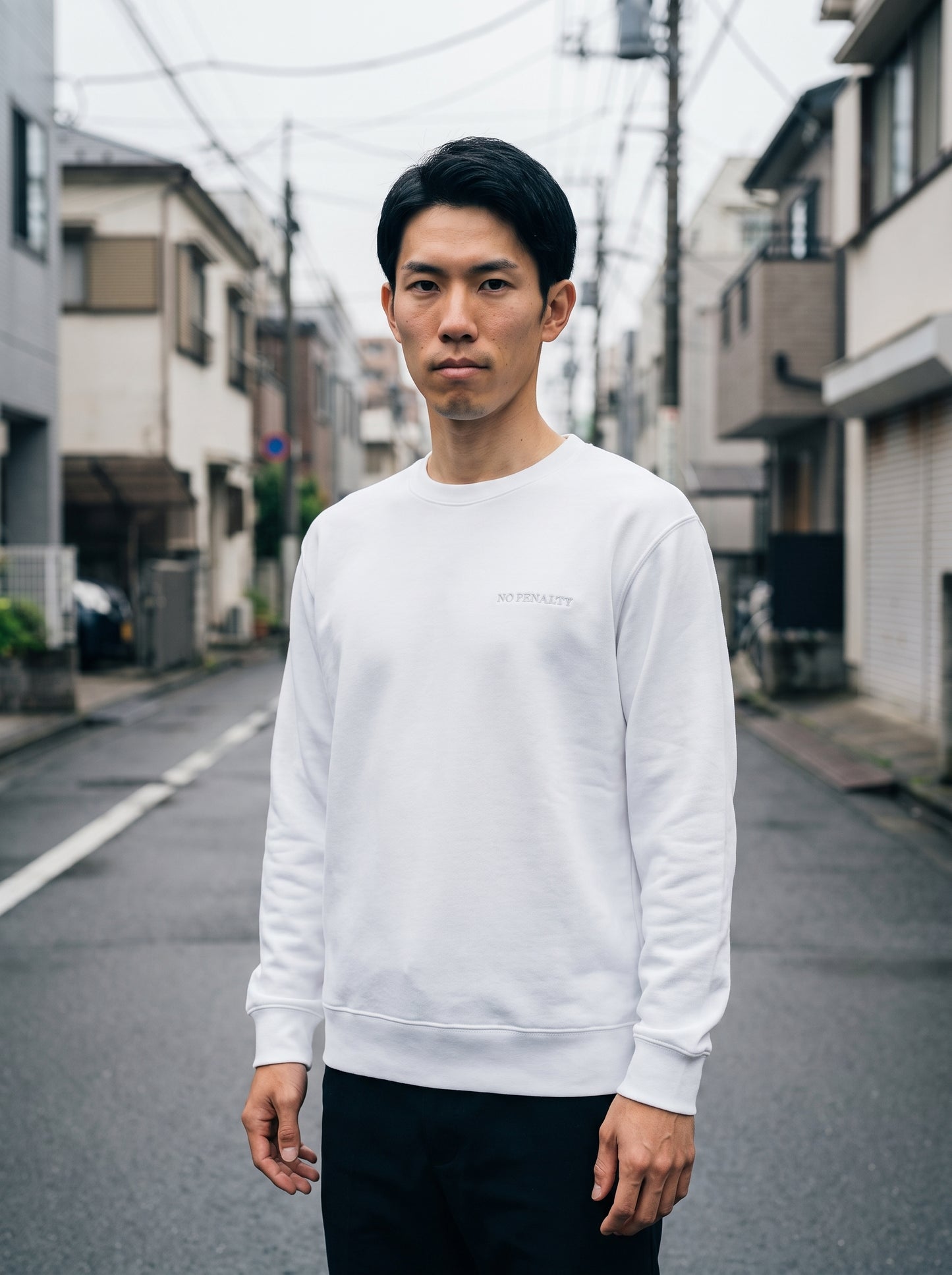 同色ホワイトボディの着用イメージ