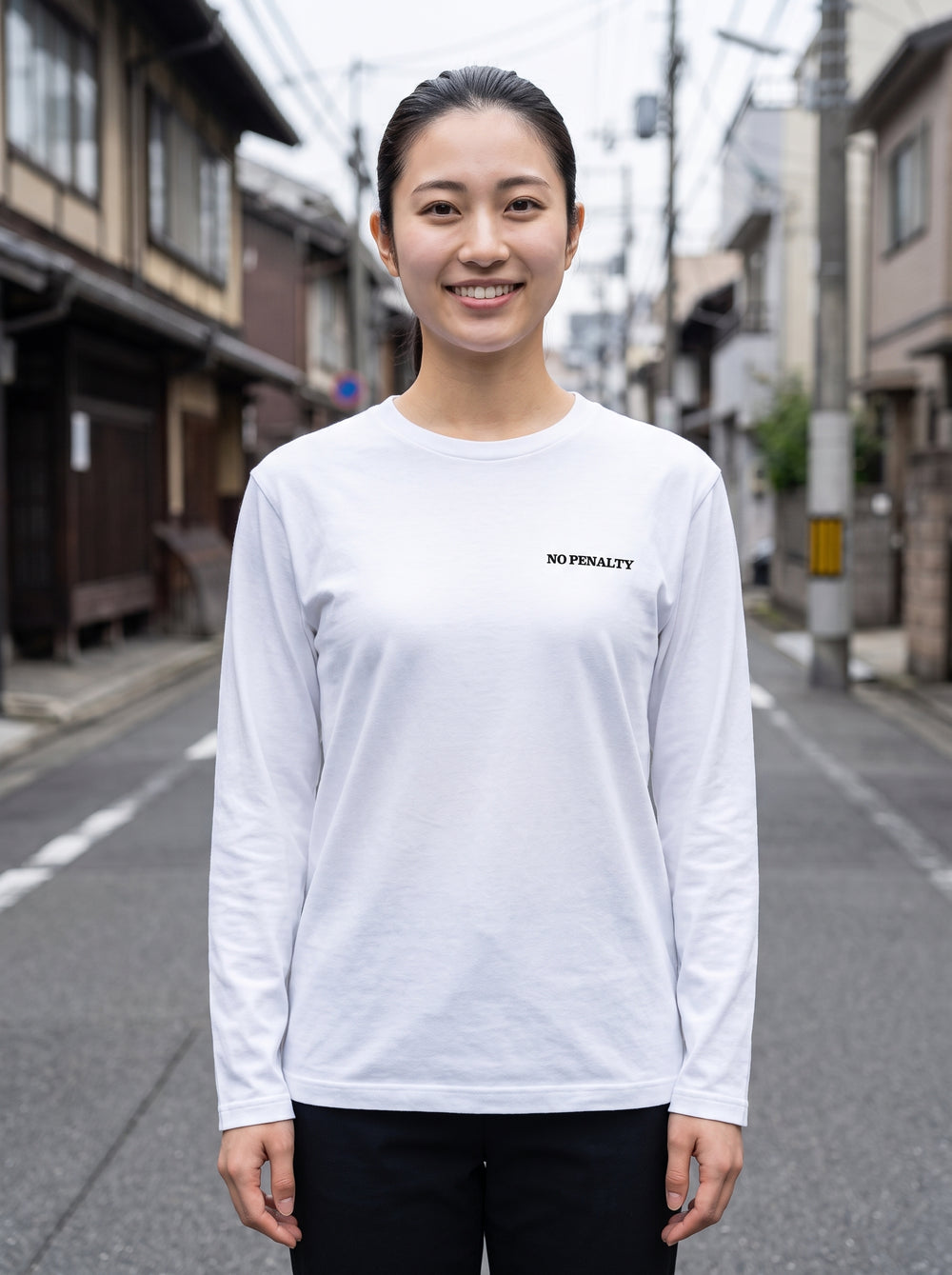 ホワイトボディの着用イメージ