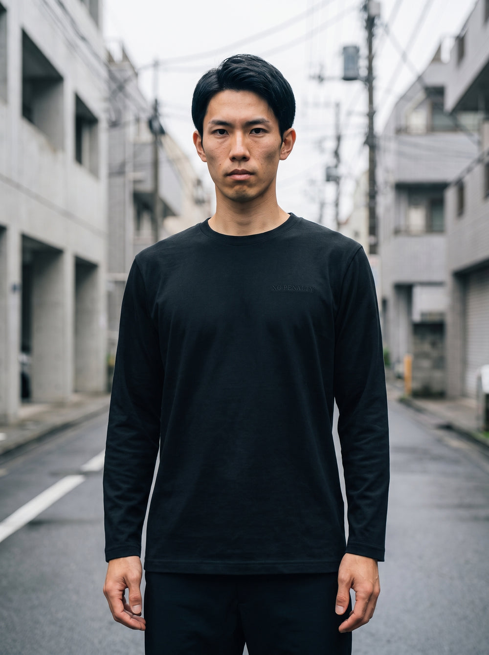 同色ブラックボディの着用イメージ