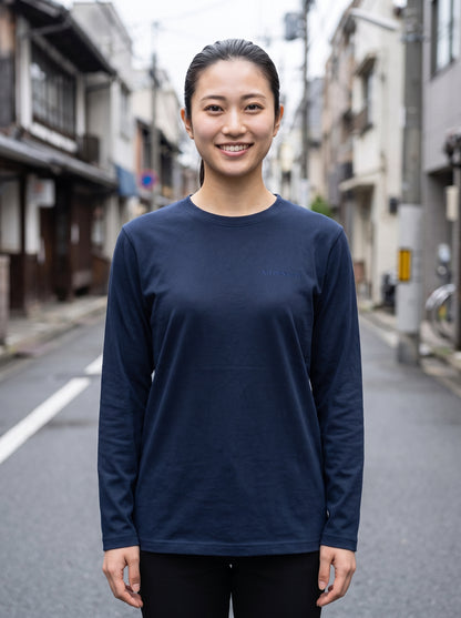 同色ネイビーボディの着用イメージ