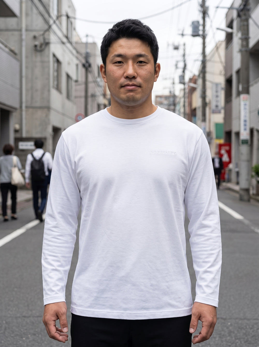 同色ホワイトボディの着用イメージ