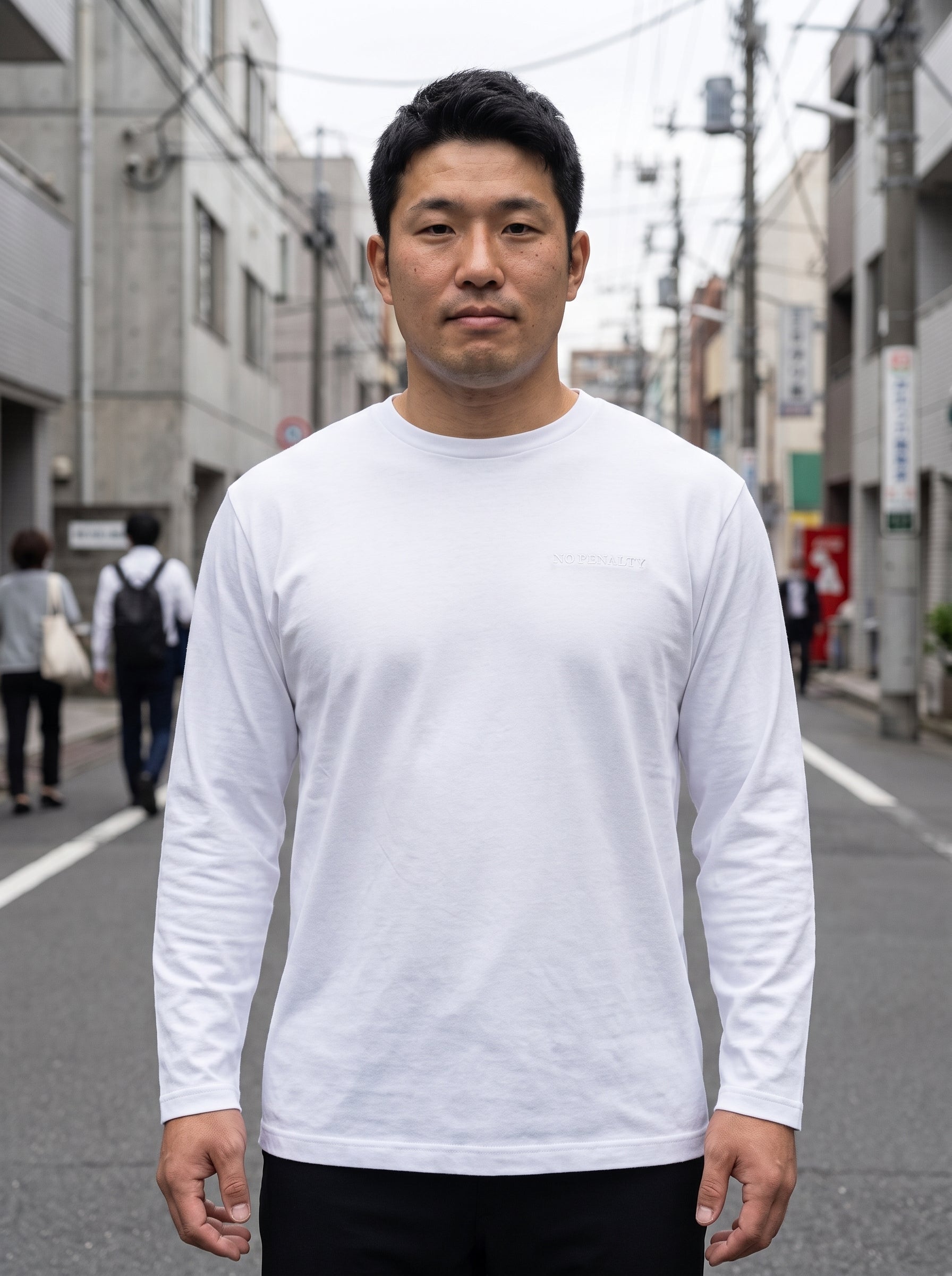 同色ホワイトボディの着用イメージ