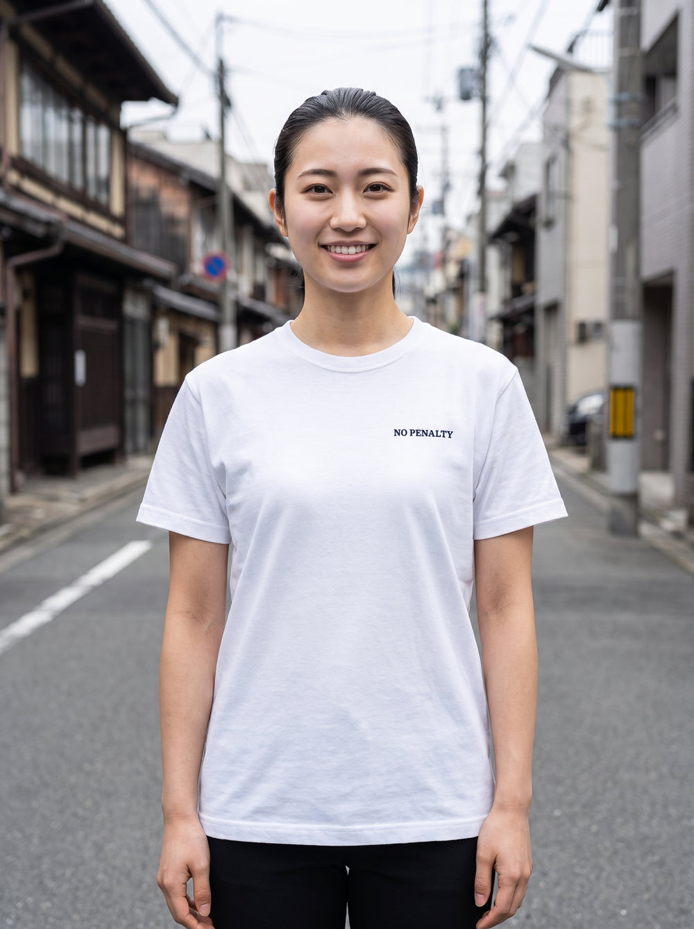 ホワイトボディの着用イメージ