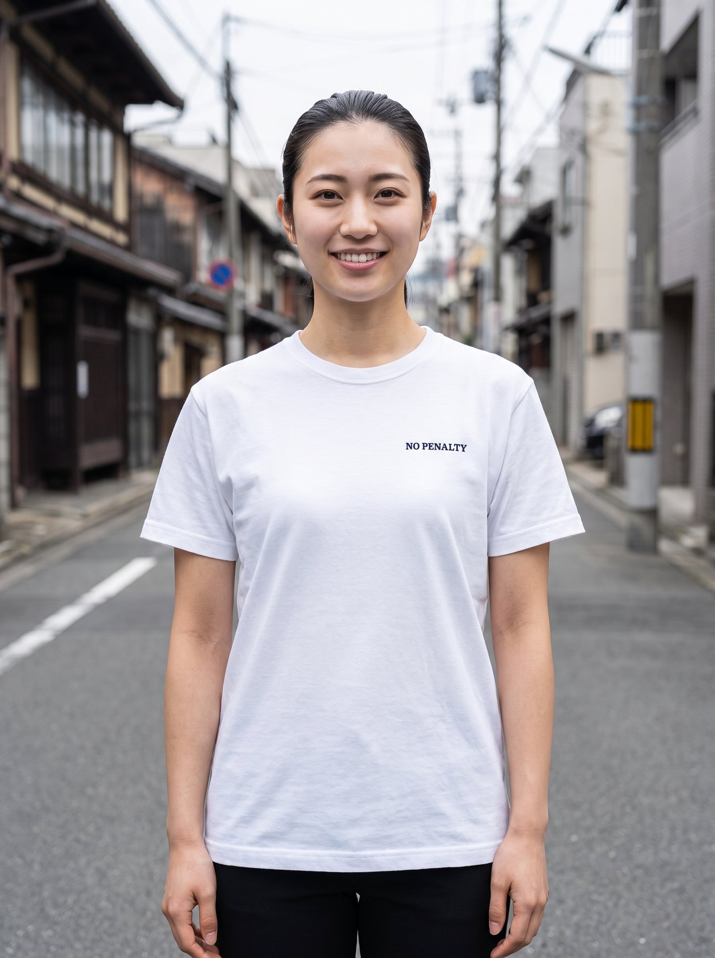 ホワイトボディの着用イメージ