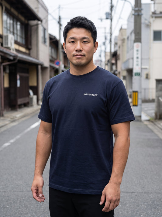 ネイビーボディの着用イメージ