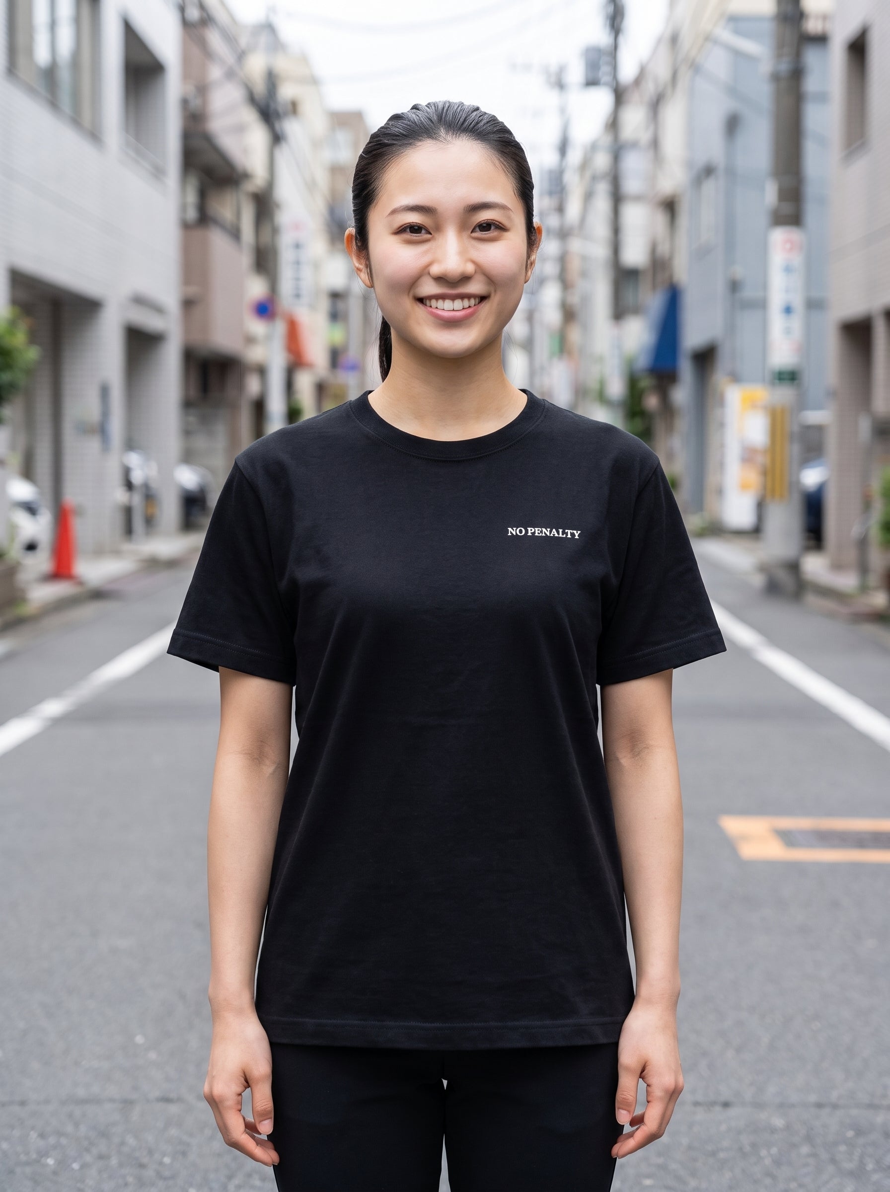 ブラックボディの着用イメージ