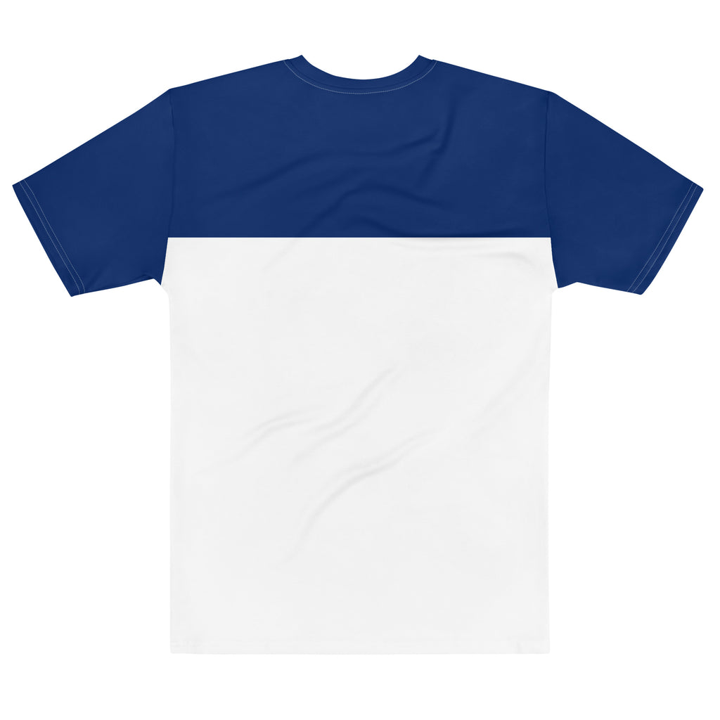 No106紺青×白 ツートンカラーTシャツ【ユニセックス】