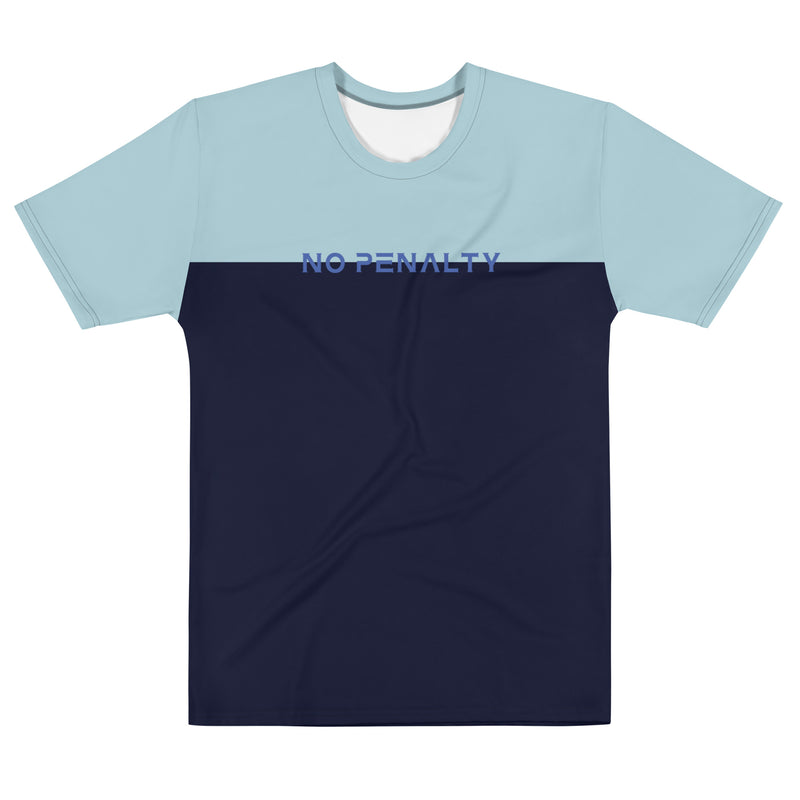 No72水色×紺 ツートンカラーTシャツ【ユニセックス】