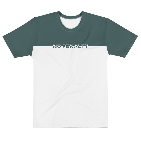 No147深緑×白 ツートンカラーTシャツ【ユニセックス】