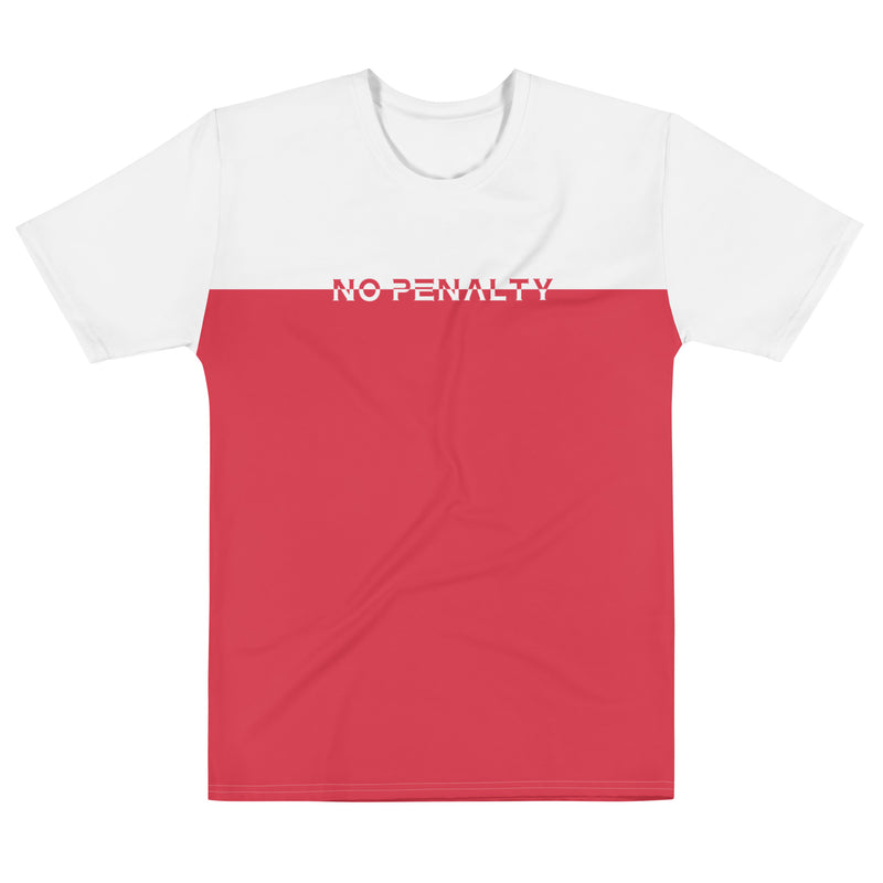 No145白×赤 ツートンカラーTシャツ【ユニセックス】