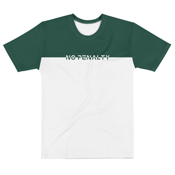 No119緑×白 ツートンカラーTシャツ【ユニセックス】