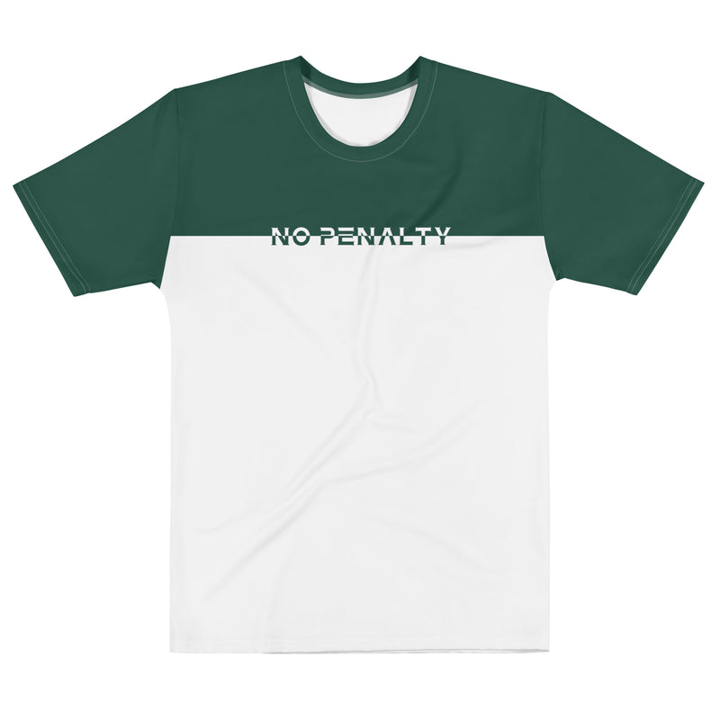 No119緑×白 ツートンカラーTシャツ【ユニセックス】