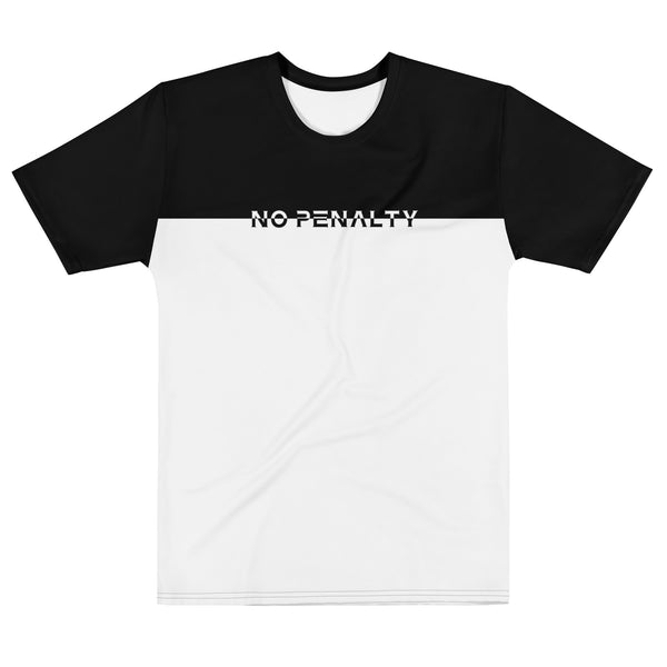 No124黒×白 ツートンカラーTシャツ【ユニセックス】