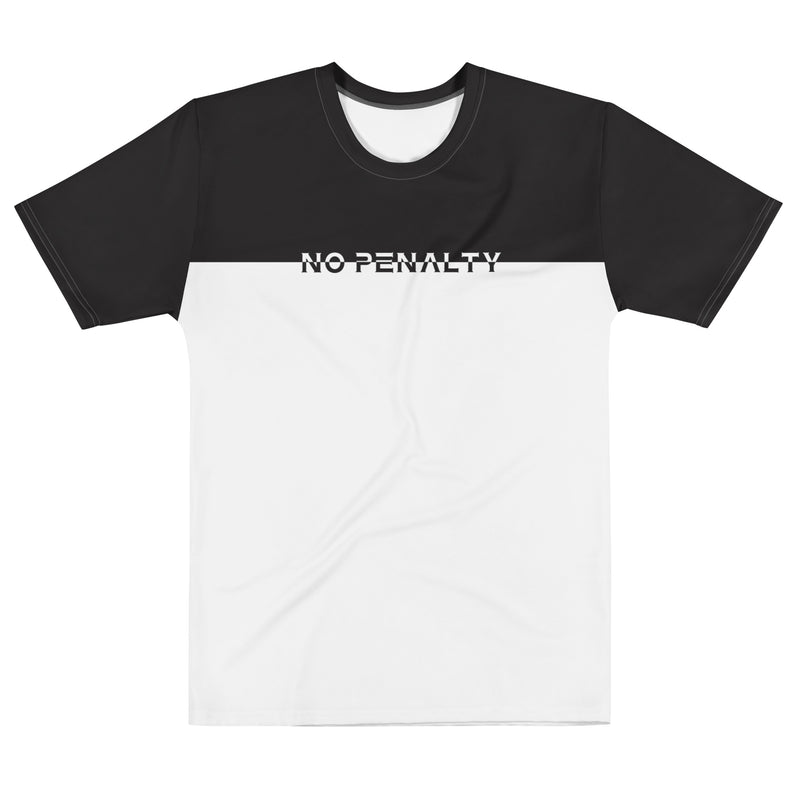 No127黒×白 ツートンカラーTシャツ【ユニセックス】